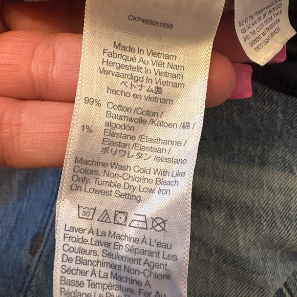 Madewell Maternity Over-the-Belly Perfect Vintage Jeans in Coney Wash Size 26 - Picture 12 of 12